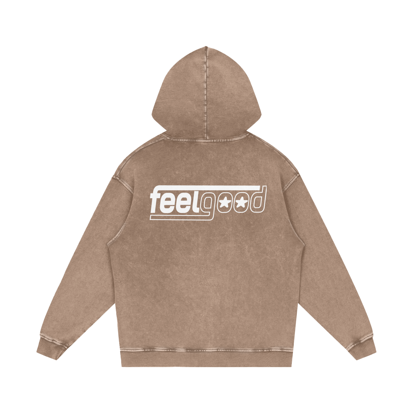 Feel Good Essentials Acid Wash Oversize Hoodie