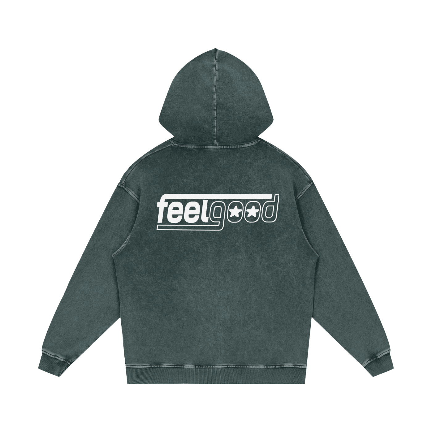 Feel Good Essentials Acid Wash Oversize Hoodie