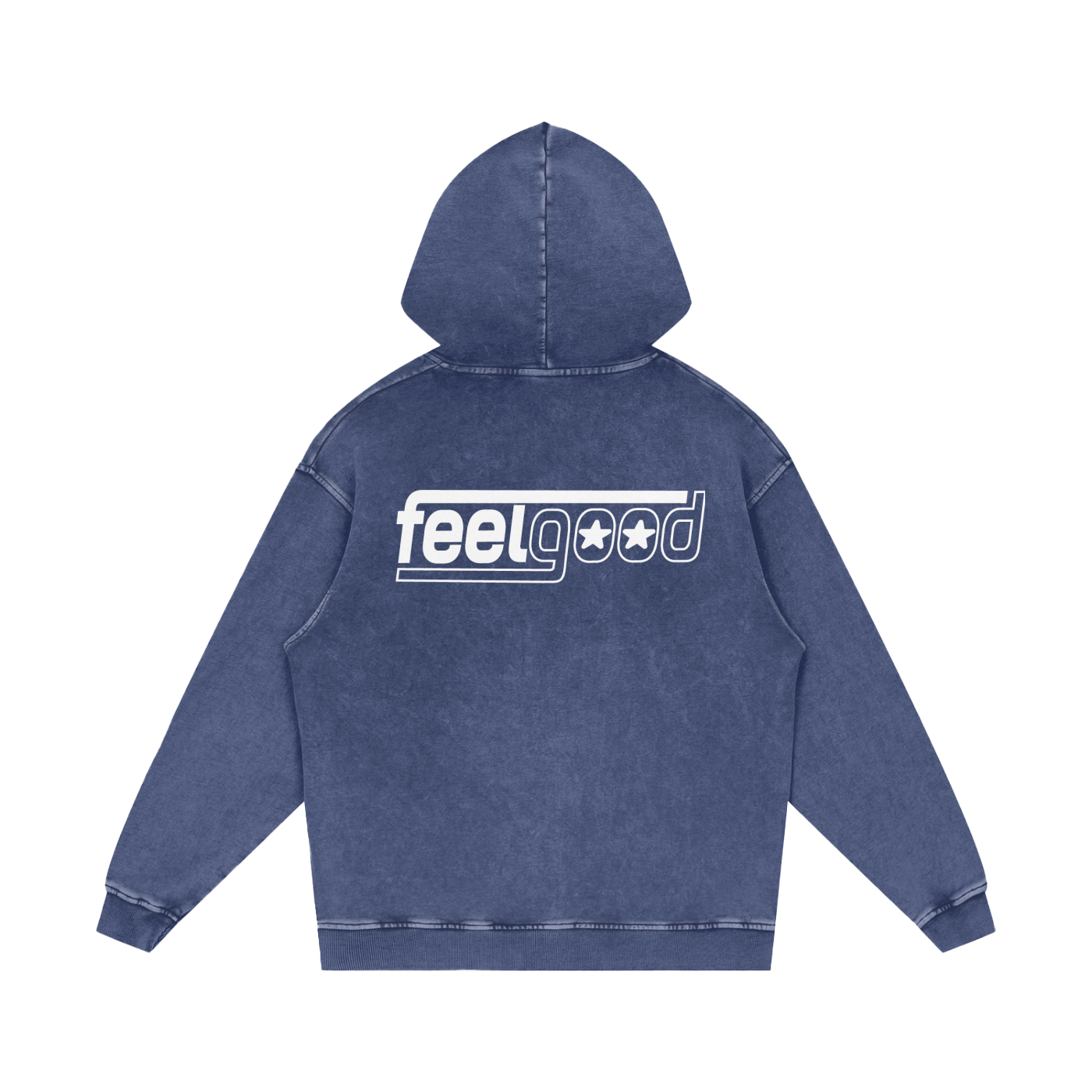 Feel Good Essentials Acid Wash Oversize Hoodie