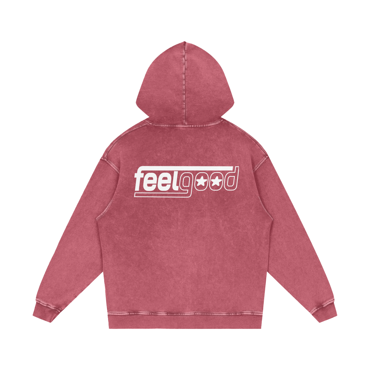 Feel Good Essentials Acid Wash Oversize Hoodie