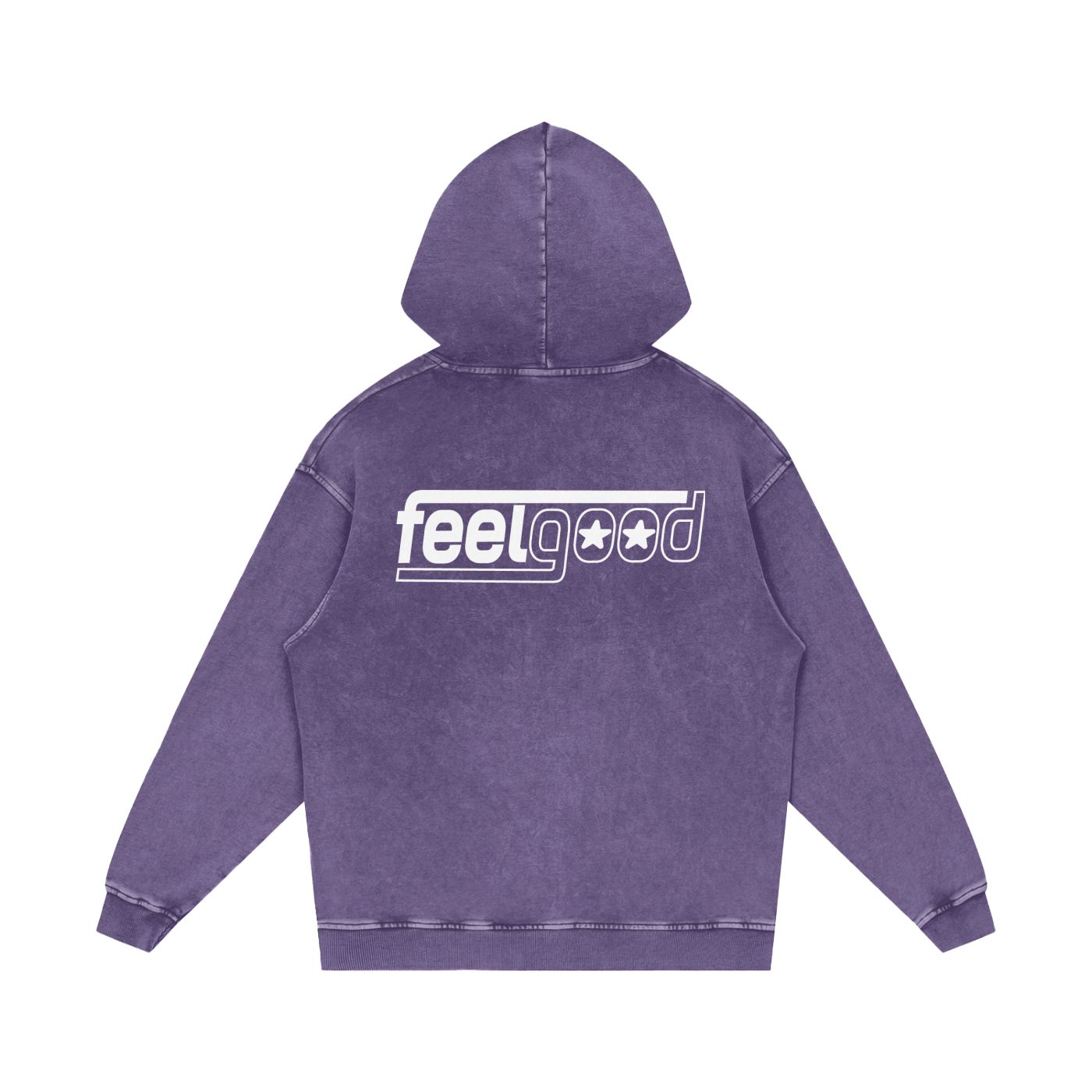 Feel Good Essentials Acid Wash Oversize Hoodie