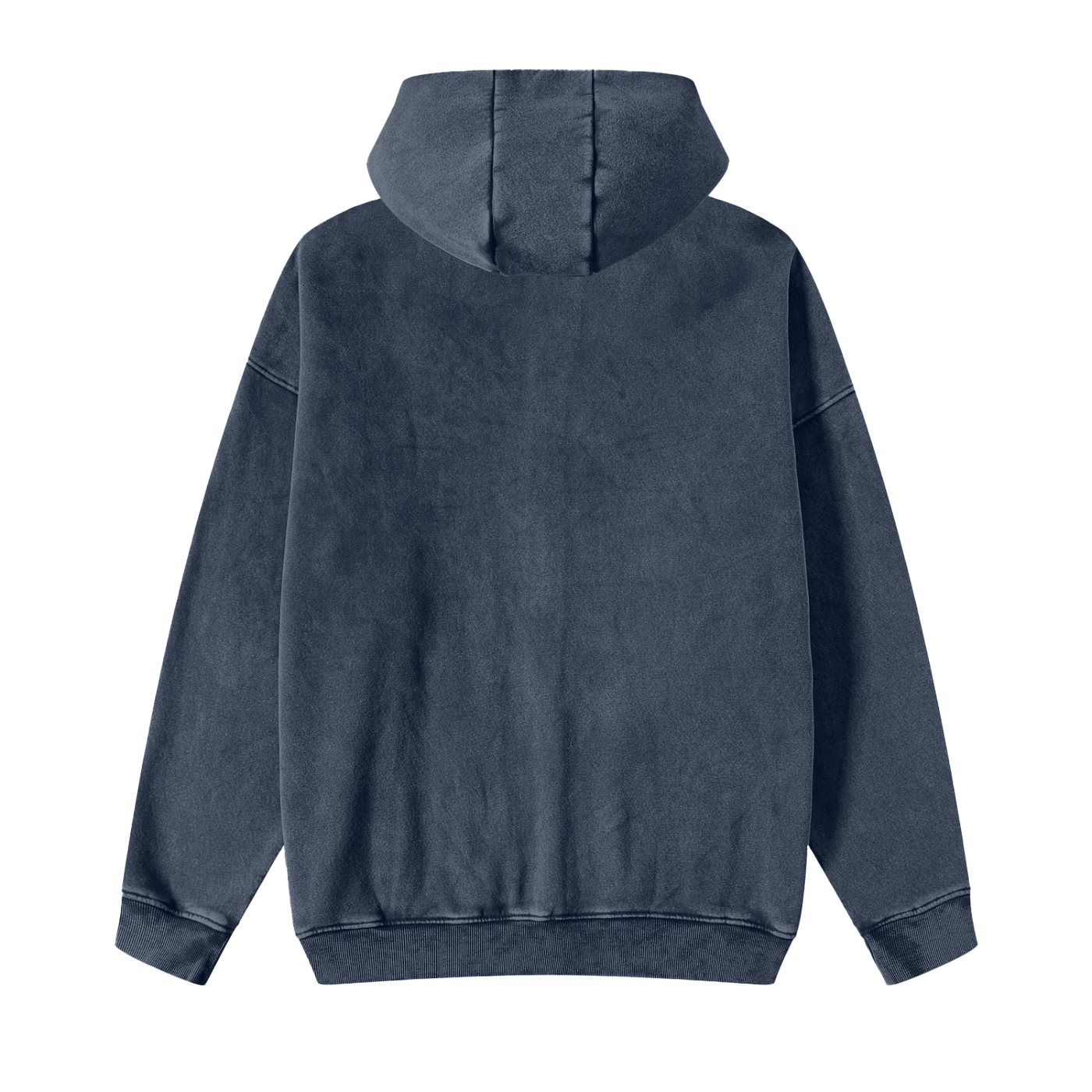 Feel Good Essentials Snow Washed Zip-Through Fleece Hoodie