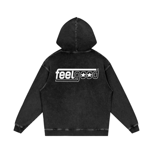 Feel Good Essentials Acid Wash Oversize Hoodie