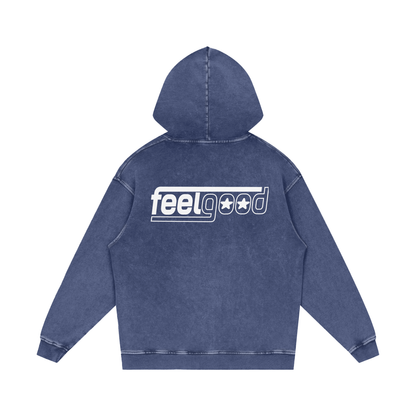 Feel Good Essentials Acid Wash Oversize Hoodie