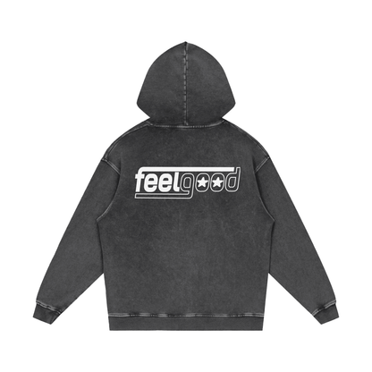 Feel Good Essentials Acid Wash Oversize Hoodie