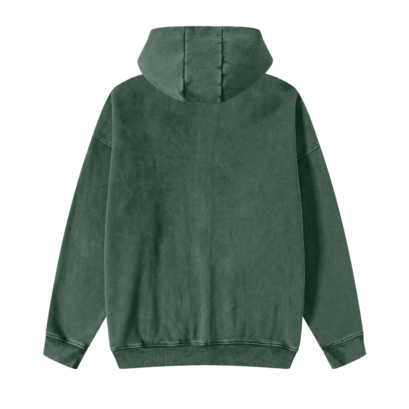Feel Good Essentials Snow Washed Zip-Through Fleece Hoodie