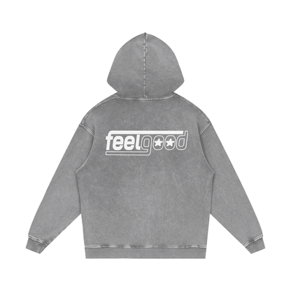 Feel Good Essentials Acid Wash Oversize Hoodie