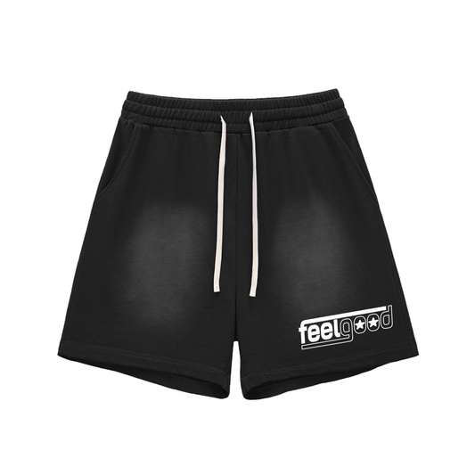 Feel Good Essentials Sun Fade Raw Edge Cotton Shorts